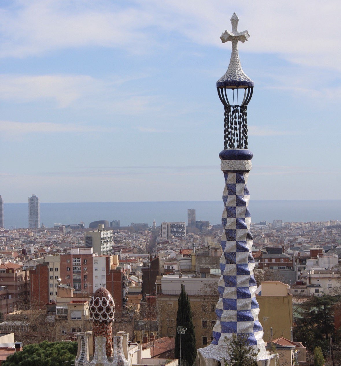A city view from a travel destination